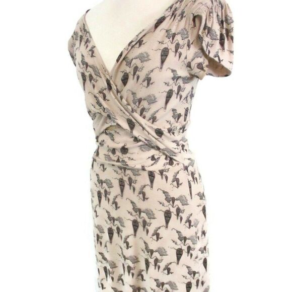 Anthropologie Leifnotes Up & Away Hot Air Balloon Dress Small - Picture 5 of 7